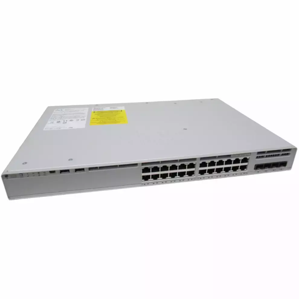 Cisco Catalyst 9200L 24-port PoE+ 4x1G uplink Switch, Network Essentials