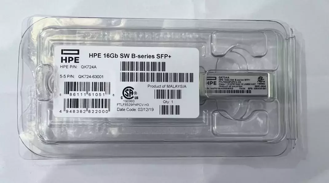 HPE B-series 16Gb SFP+ Short Wave Transceiver