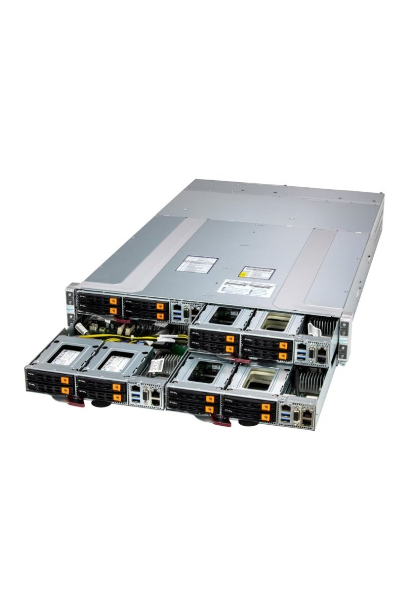 سرور چندنودی سوپرمیکرو GrandTwin AS-2116GT-HNTF (۴ نود AMD EPYC 9005)