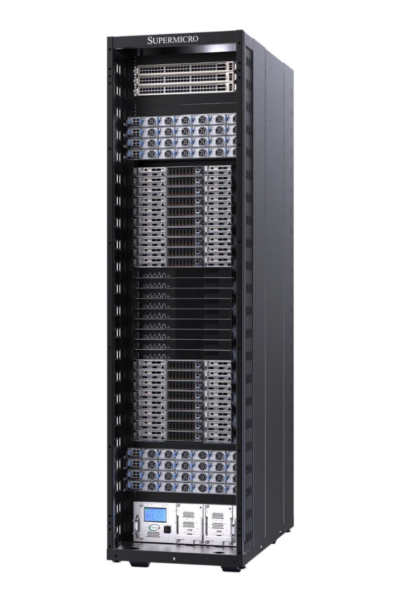رک هوش مصنوعی سوپرمیکرو SRS-GB200-NVL72 با NVIDIA GB200 NVL72