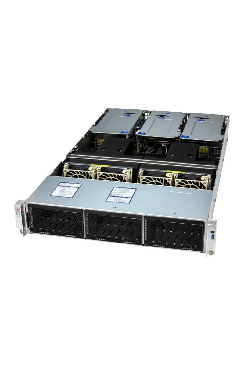 سرور سوپرمیکرو CloudDC SYS-222C-TN دوسوکته Xeon 6 با ۲۴ درایو