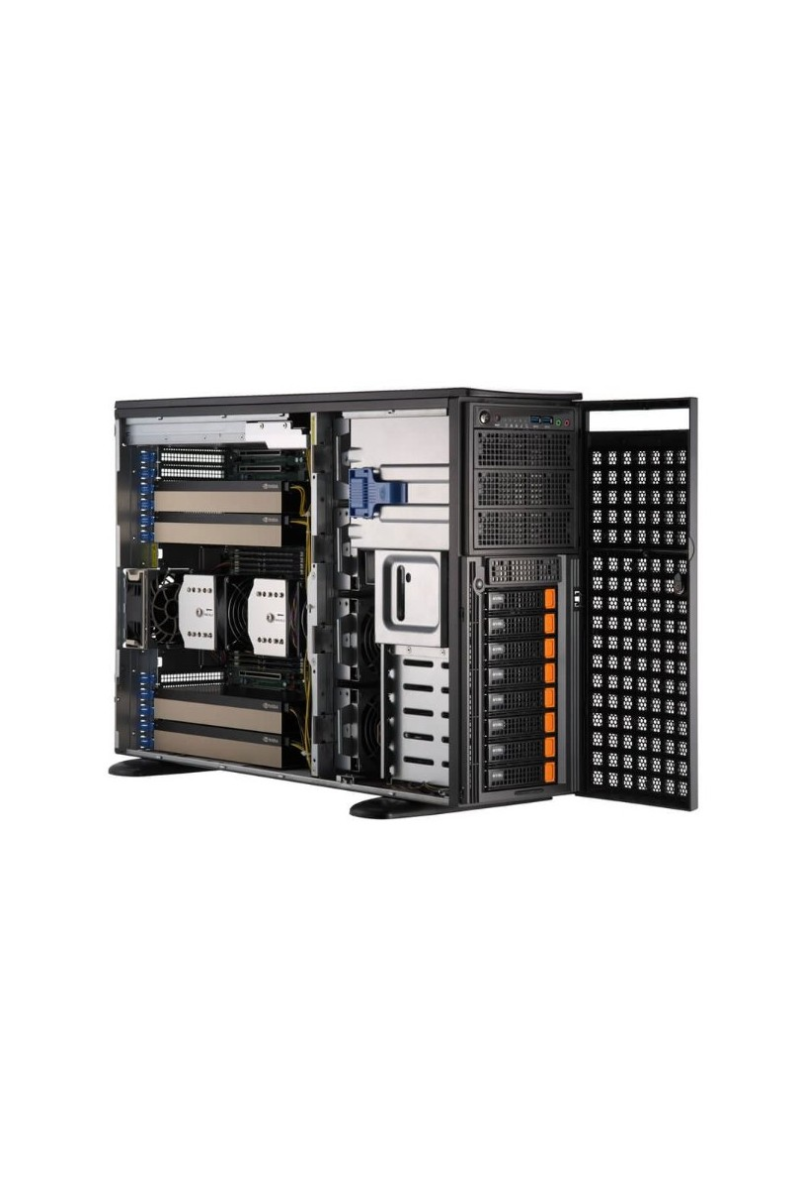 سرور GPU تاور سوپرمیکرو SYS-741GE-TNRT با ۴ GPU دوپهنا